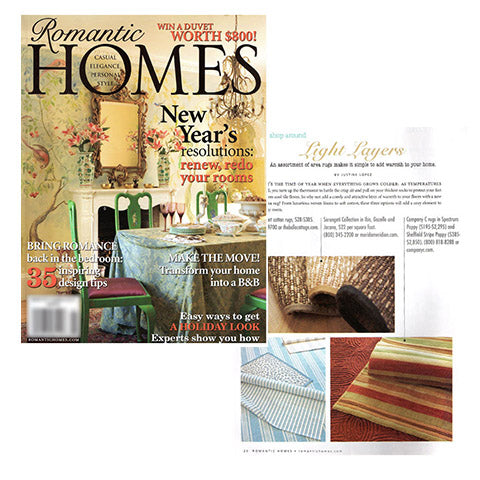 Romantic Homes, Jan 2011 Issue!