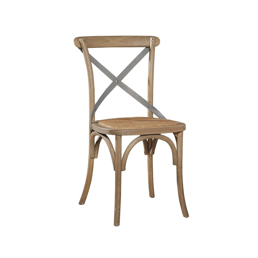 Beverly Side Chair in Driftwood Dining Chairs Ornamental Classics   