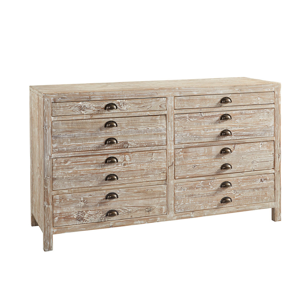Rustic Pharmacist Chest in White Dressers & Chests Ornamental Classics   