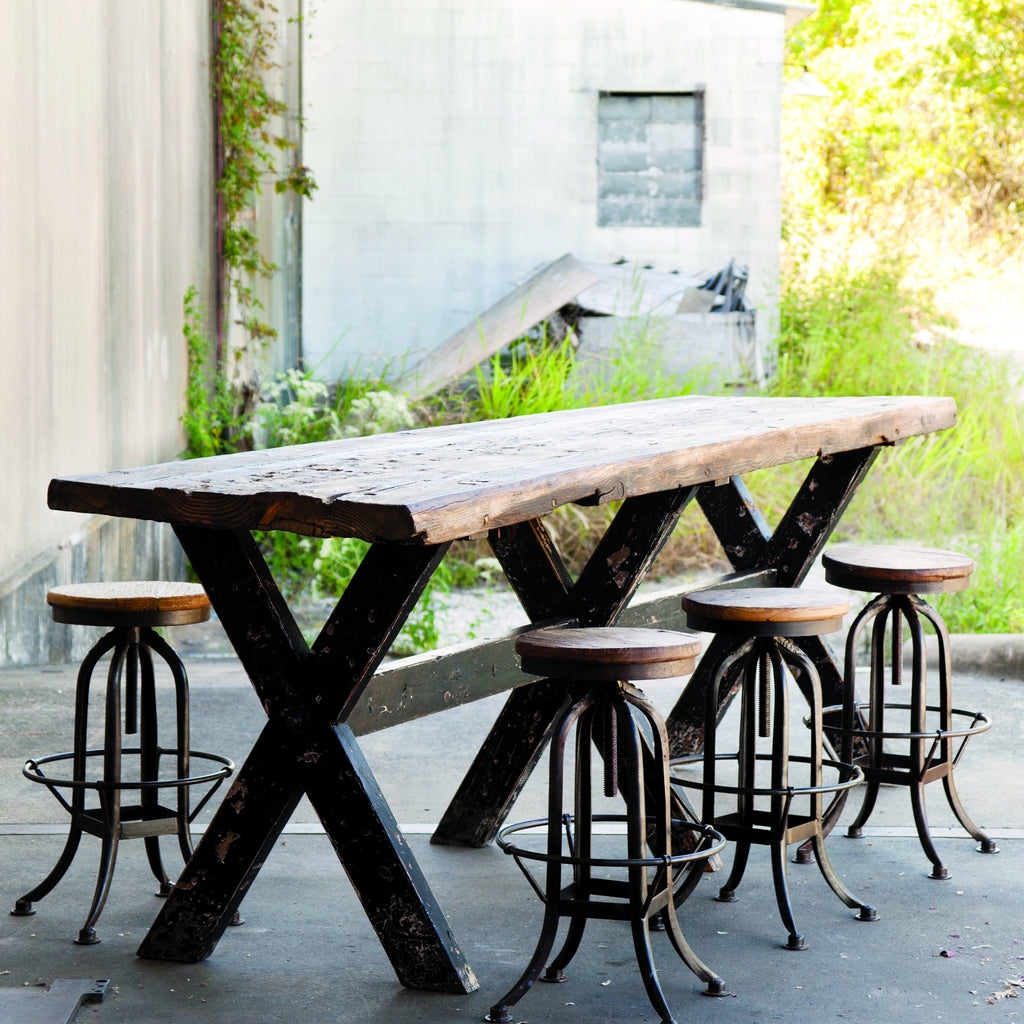 Rustic Tall Farmtable Dining Tables Farmhouse Designs   
