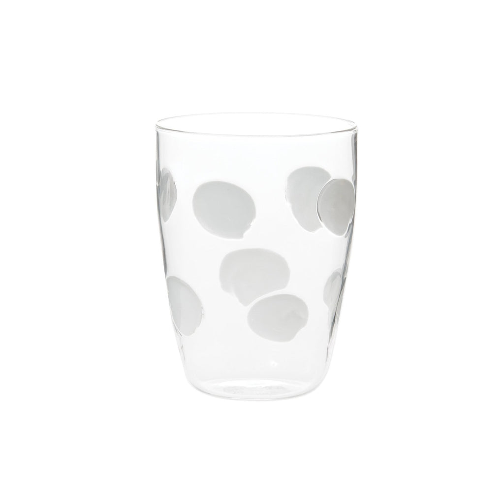 Drop Tall Tumbler Glassware Vietri White  