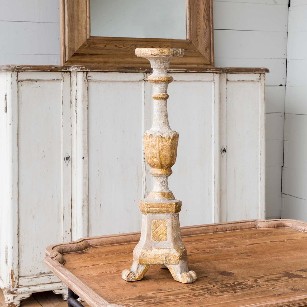 Antique Style Candlestick Decor Farmhouse Designs   