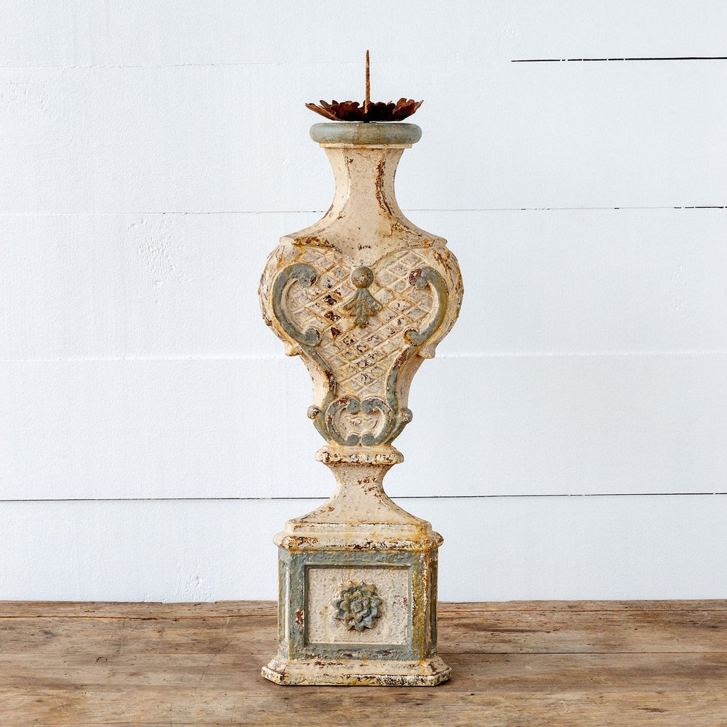 Antique Style Candle Holder Decor Farmhouse Designs   