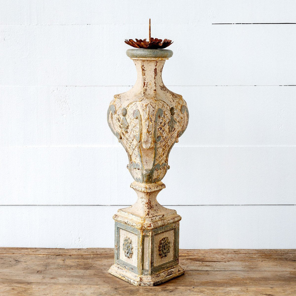 Antique Style Candle Holder Decor Farmhouse Designs   