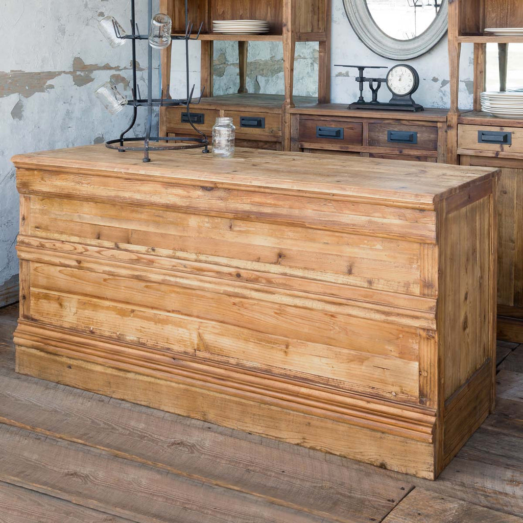 Rustic Style Bar Counter Kitchen & Dining Islands Farmhouse Designs   
