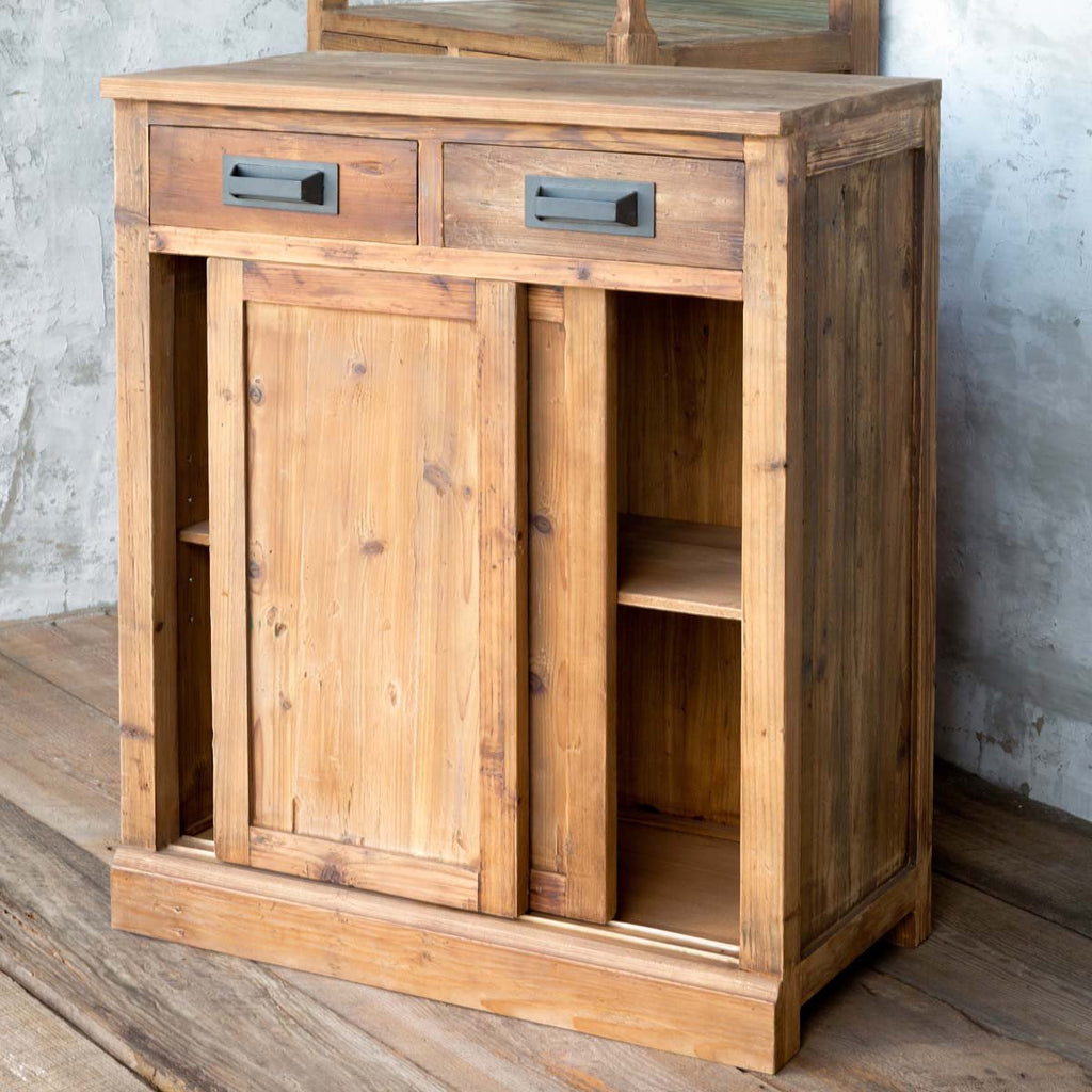 Wooden Bar Cabinet Dressers & Chests Farmhouse Designs   