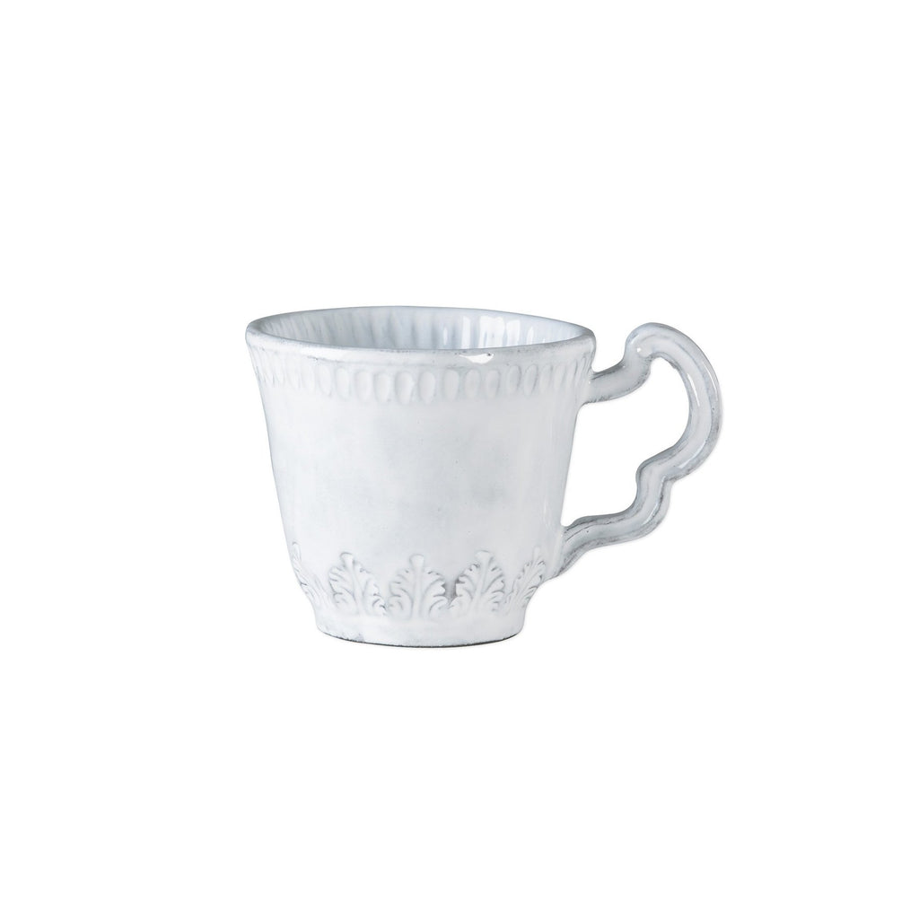 Incanto Leaf Mug Bowls & Mugs Vietri White  