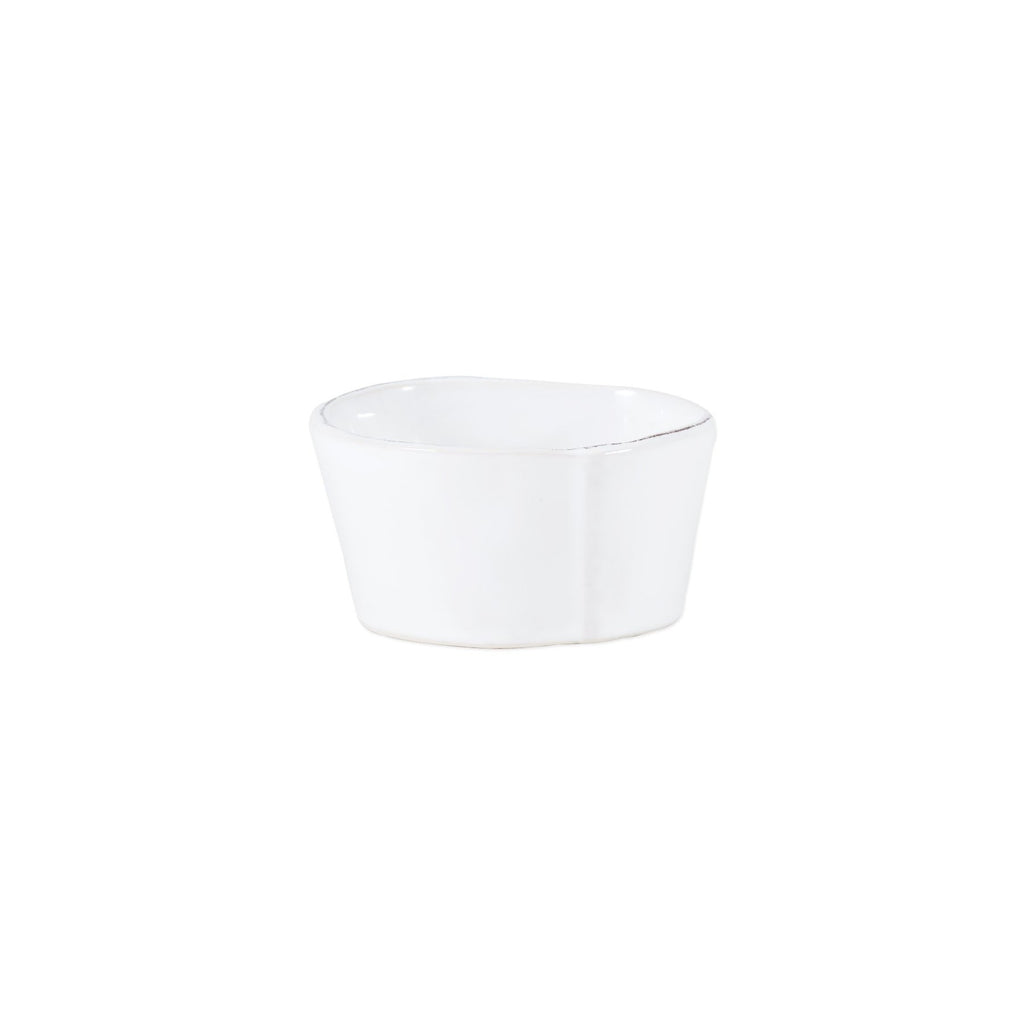 Lastra Condiment Bowl Serveware Vietri White  