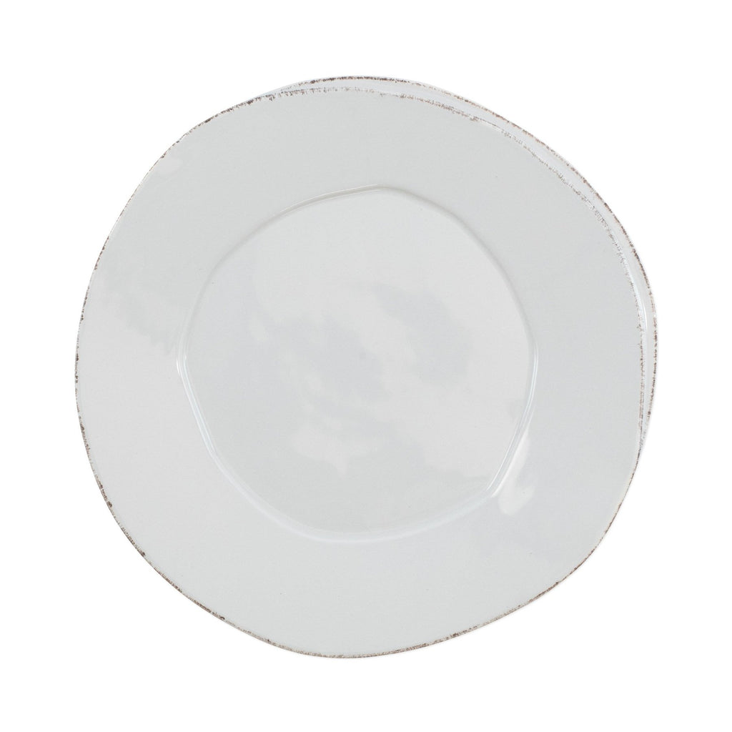 Lastra European Dinner Plate Dinnerware Vietri Light Gray  