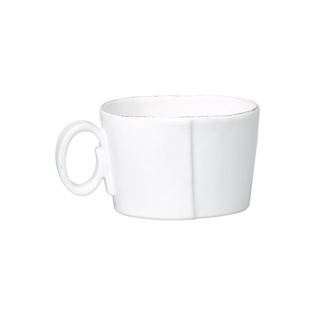 Lastra Jumbo Cup Bowls & Mugs Vietri White  