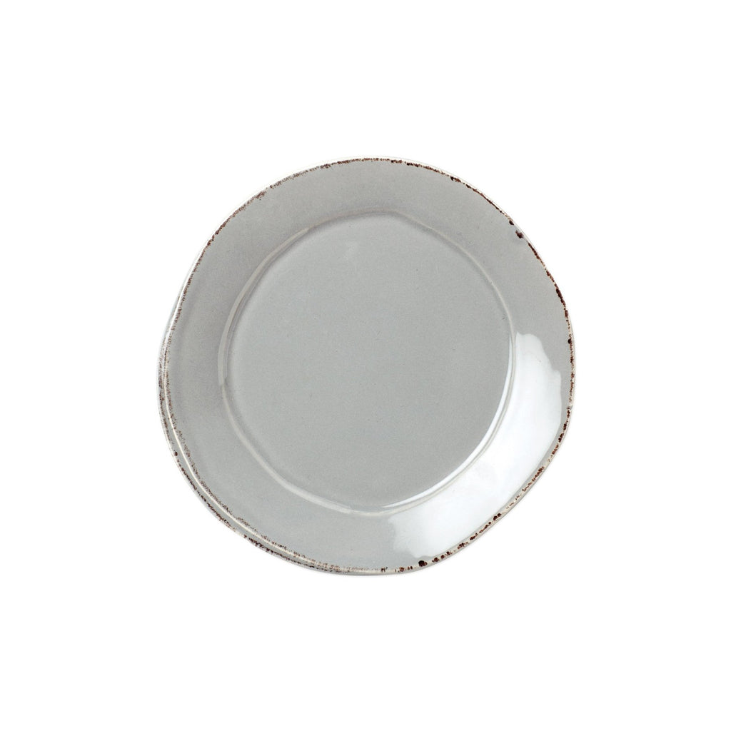 Lastra Canape Plate Dinnerware Vietri Gray  