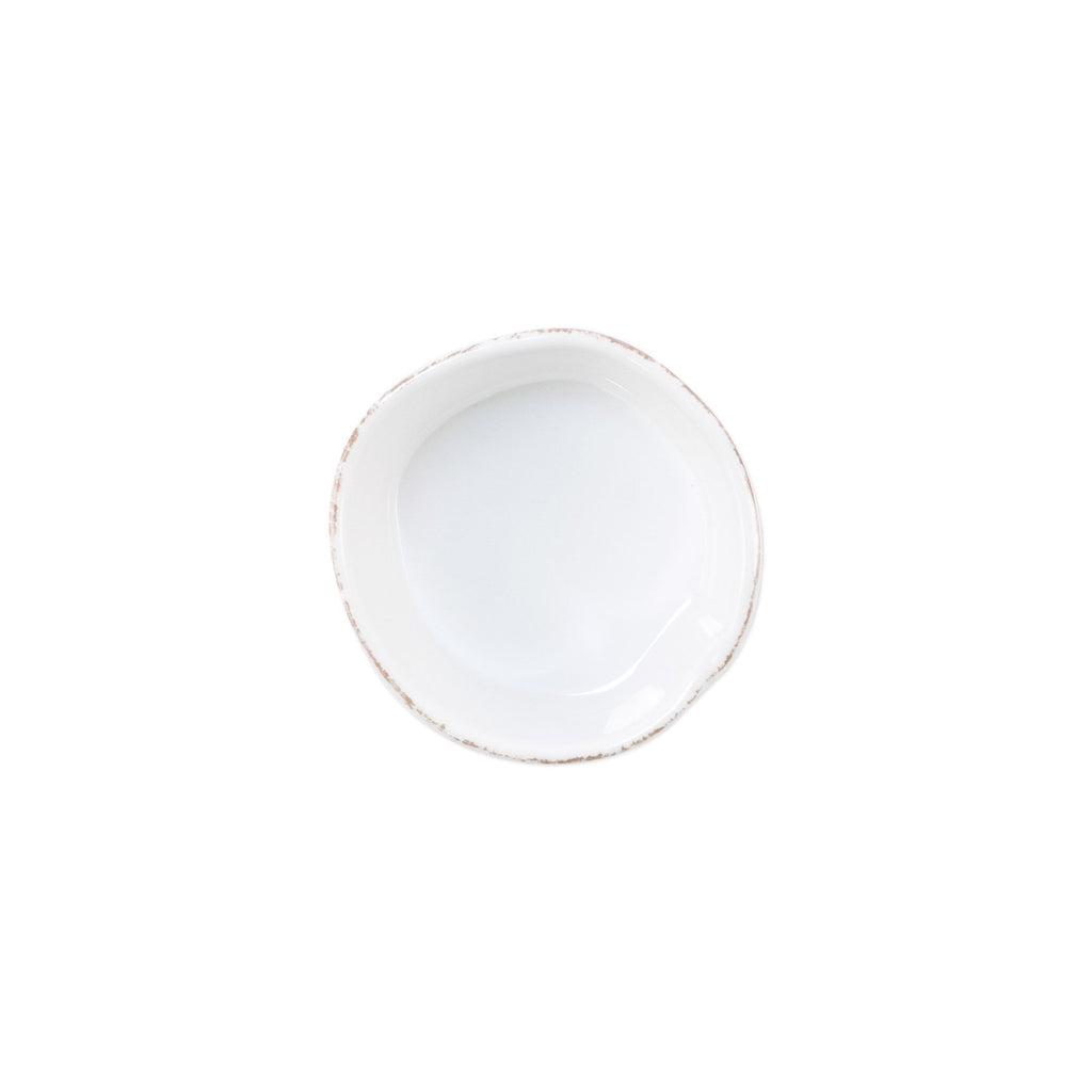 Melamine Lastra White Condiment Bowl Serveware Vietri   