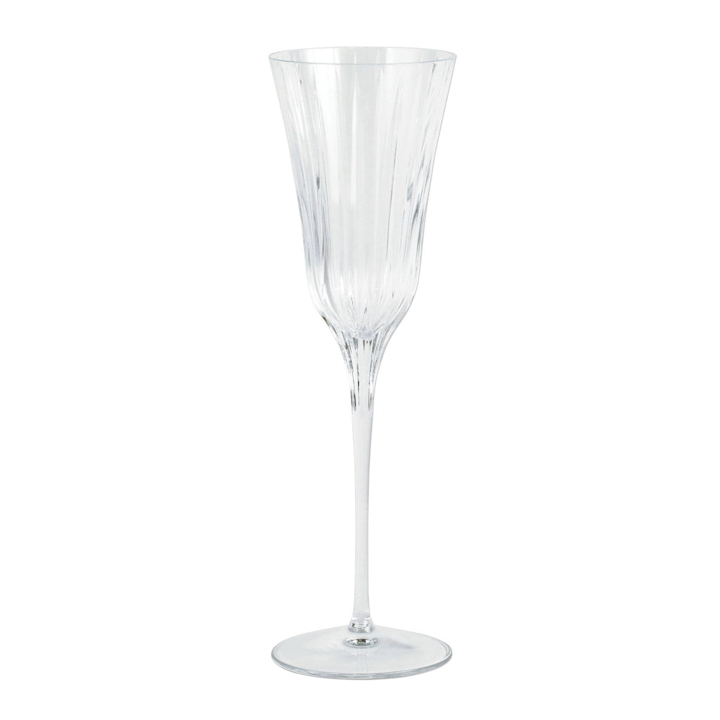 Natalia Champagne Glass Barware Vietri Clear  