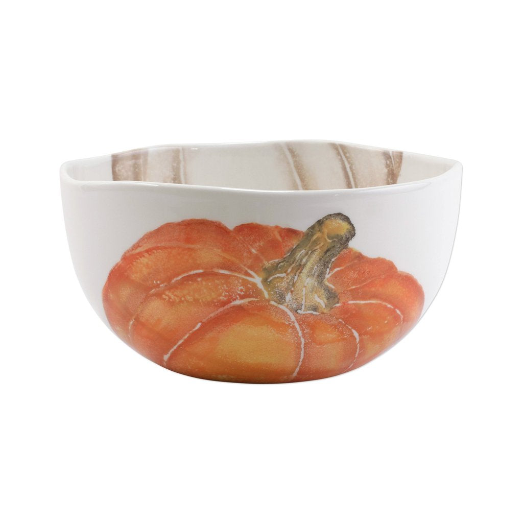 Pumpkins Deep Serving Bowl Serveware Vietri   