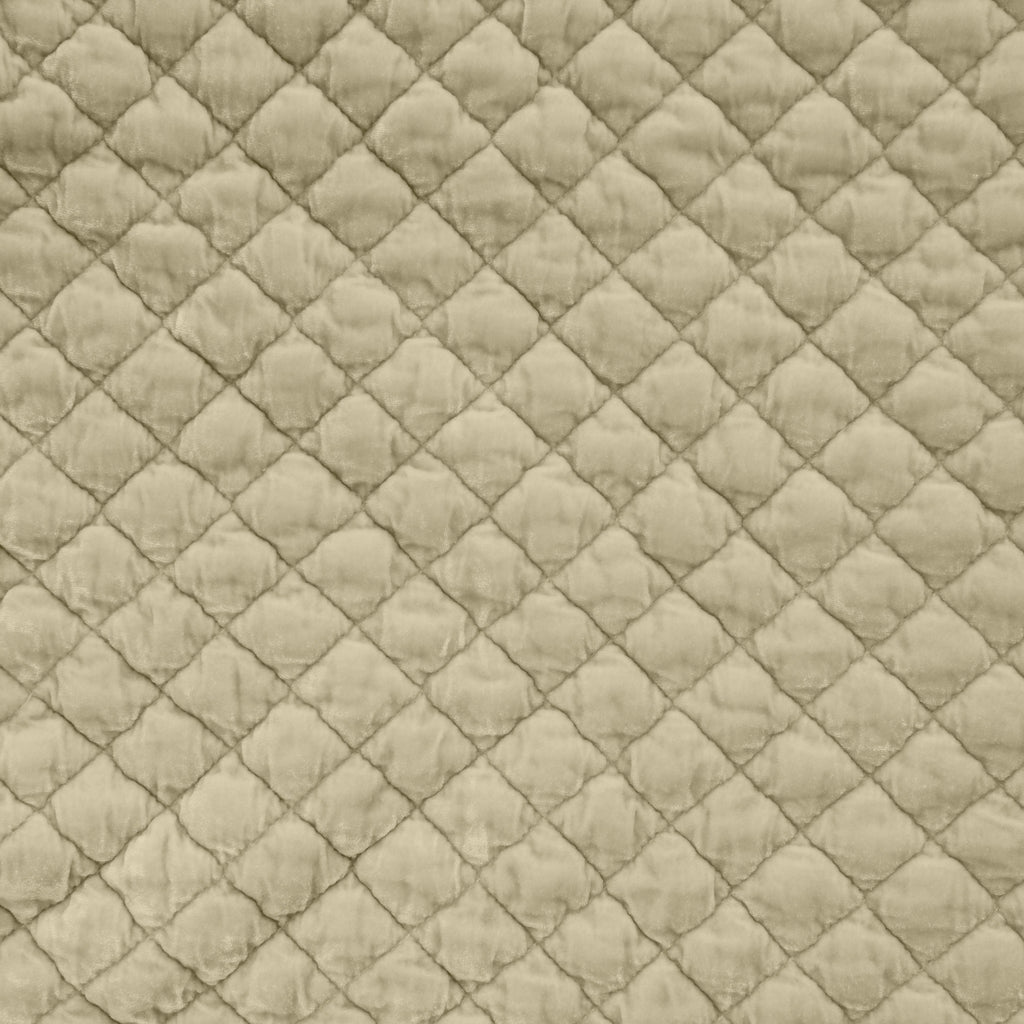 Bella Notte Silk Velvet Quilted Fabric By The Yard Fabric by the Yard Bella Notte Parchment  