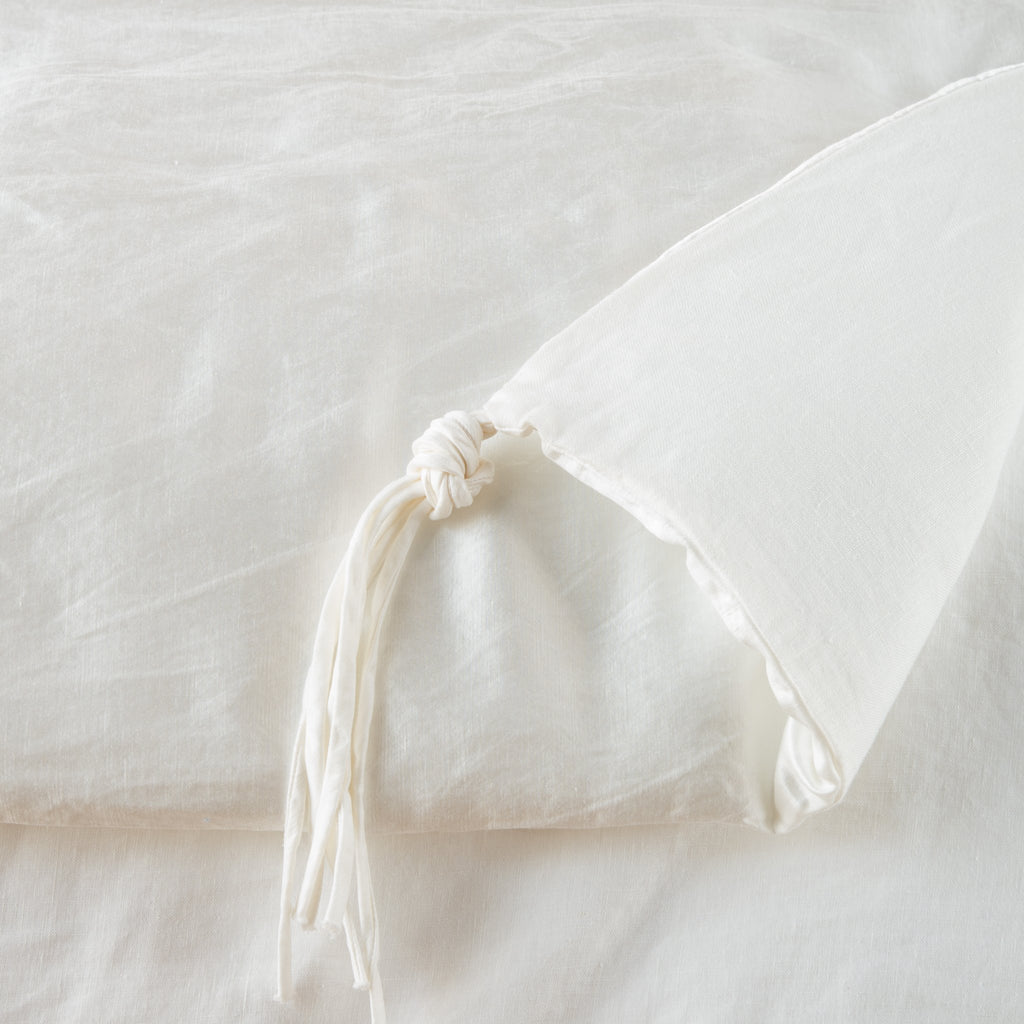 Bella Notte Taline Bed End Blanket Duvet Covers & Comforters Bella Notte Winter White  