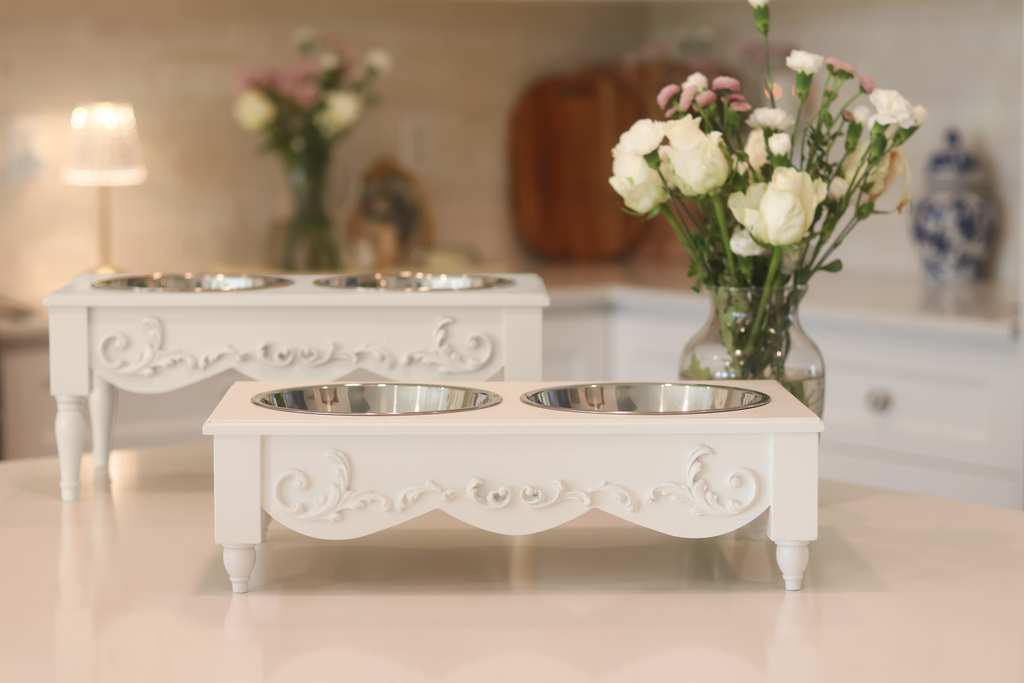 Helpen Pets SCROLLIE Forever Elevated Pet bowls