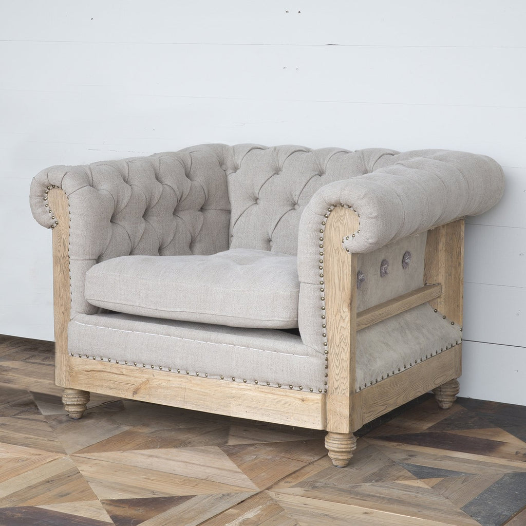 Beverly Tufted Chair Bergeres & Upholstered Chairs Farmhouse Designs   