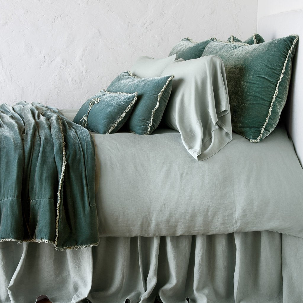 Bella Notte Carmen Bed End Blanket Duvet Covers & Comforters Bella Notte Eucalyptus  