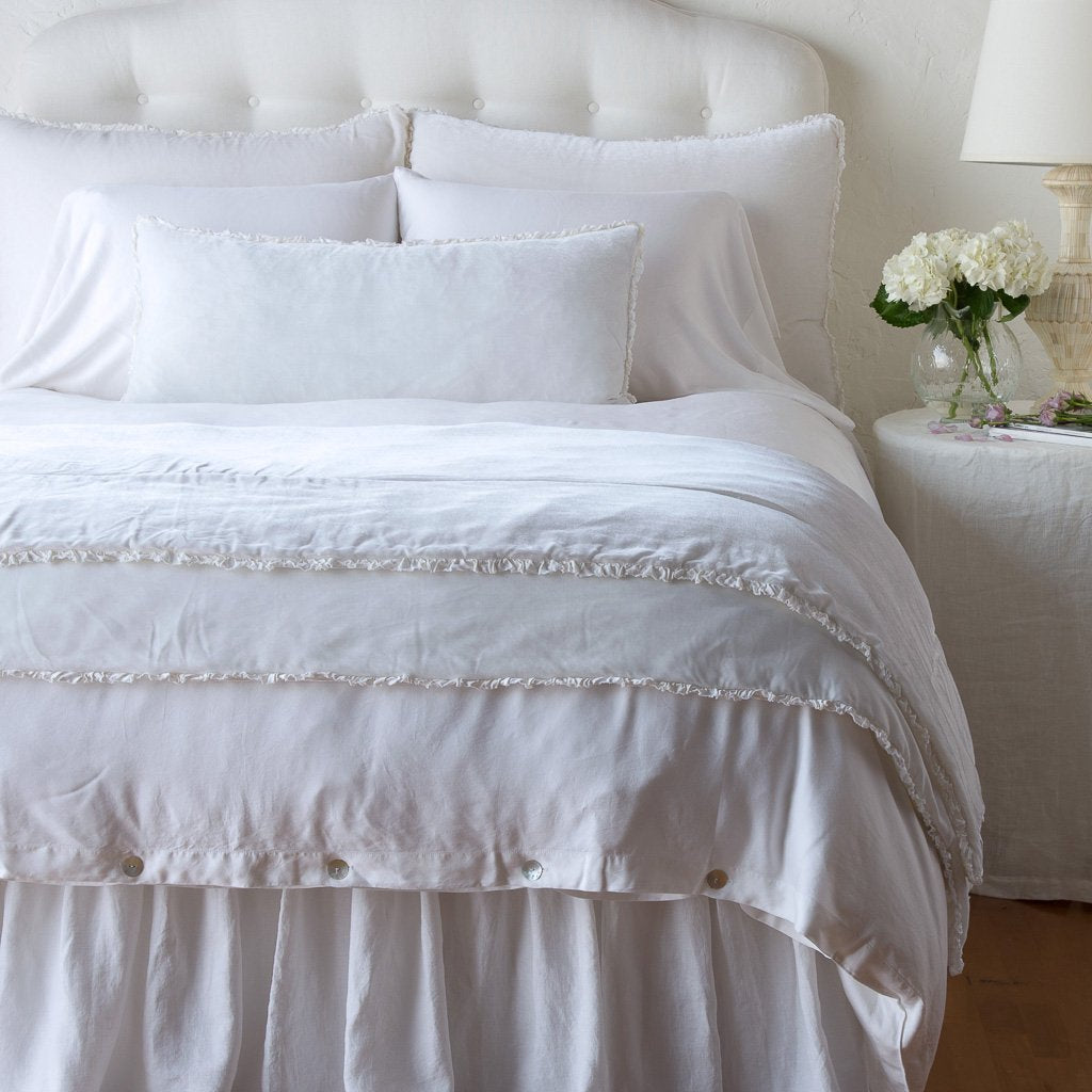 Bella Notte Carmen Bed End Blanket Duvet Covers & Comforters Bella Notte White  