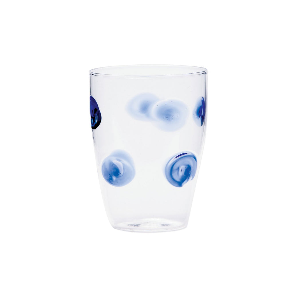 Drop Tall Tumbler Glassware Vietri Blue  
