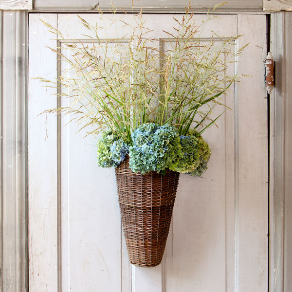 Ebenezer & Co. 22 Door Basket with Greenery 