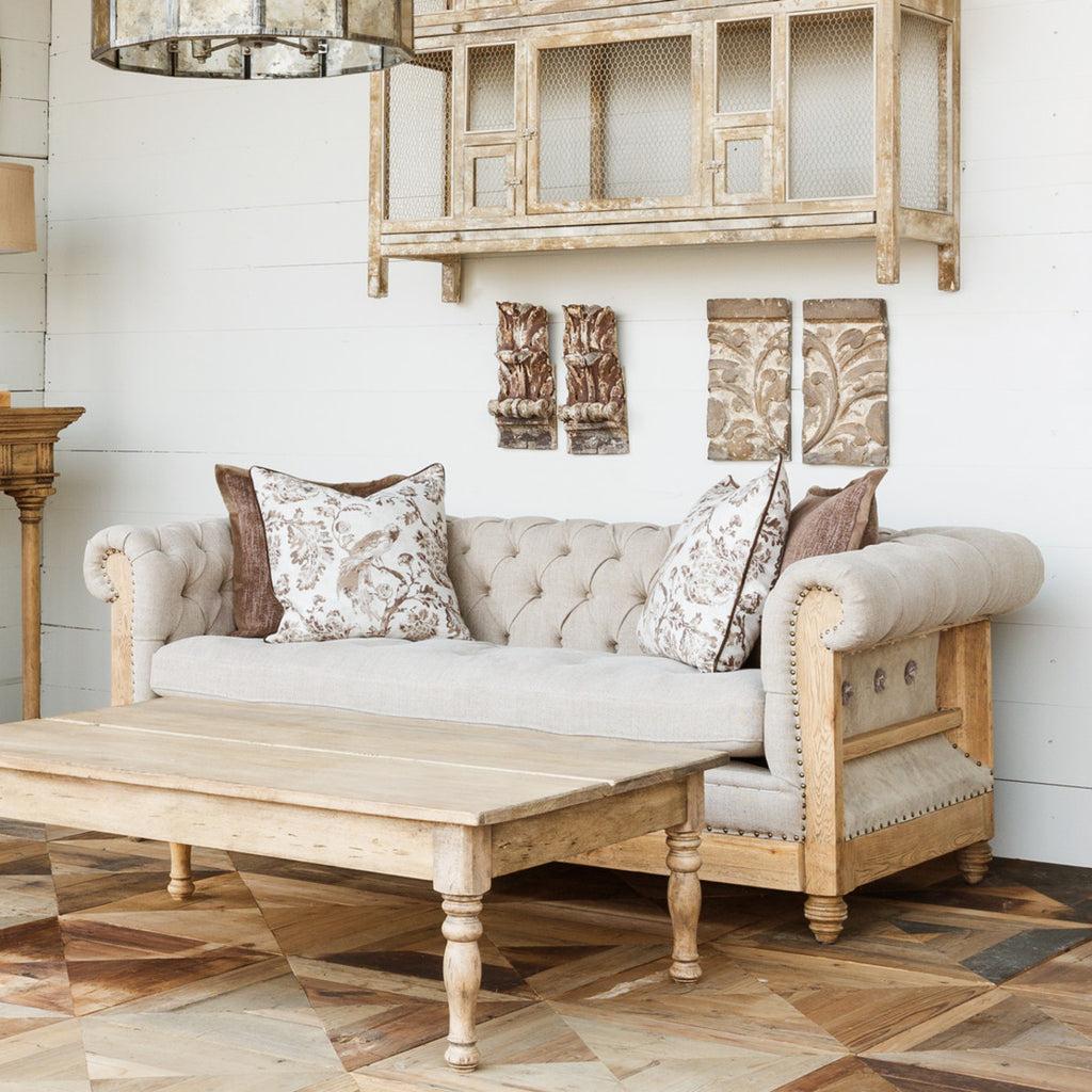 Harbor Tufted Sofa Sofas & Settees Farmhouse Designs   