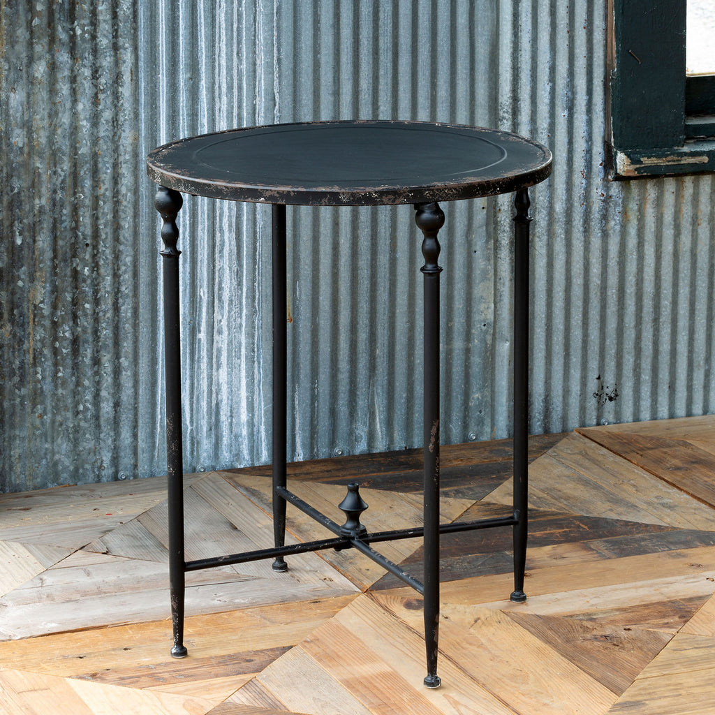 Urban Farmhouse Round Side Table | The Bella Cottage – The Bella ...