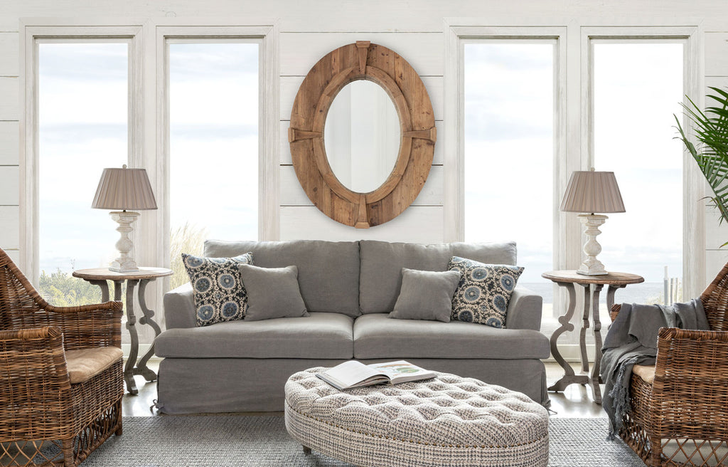 Elegant Estate Oval Mirror Mirrors Farmhouse Designs   