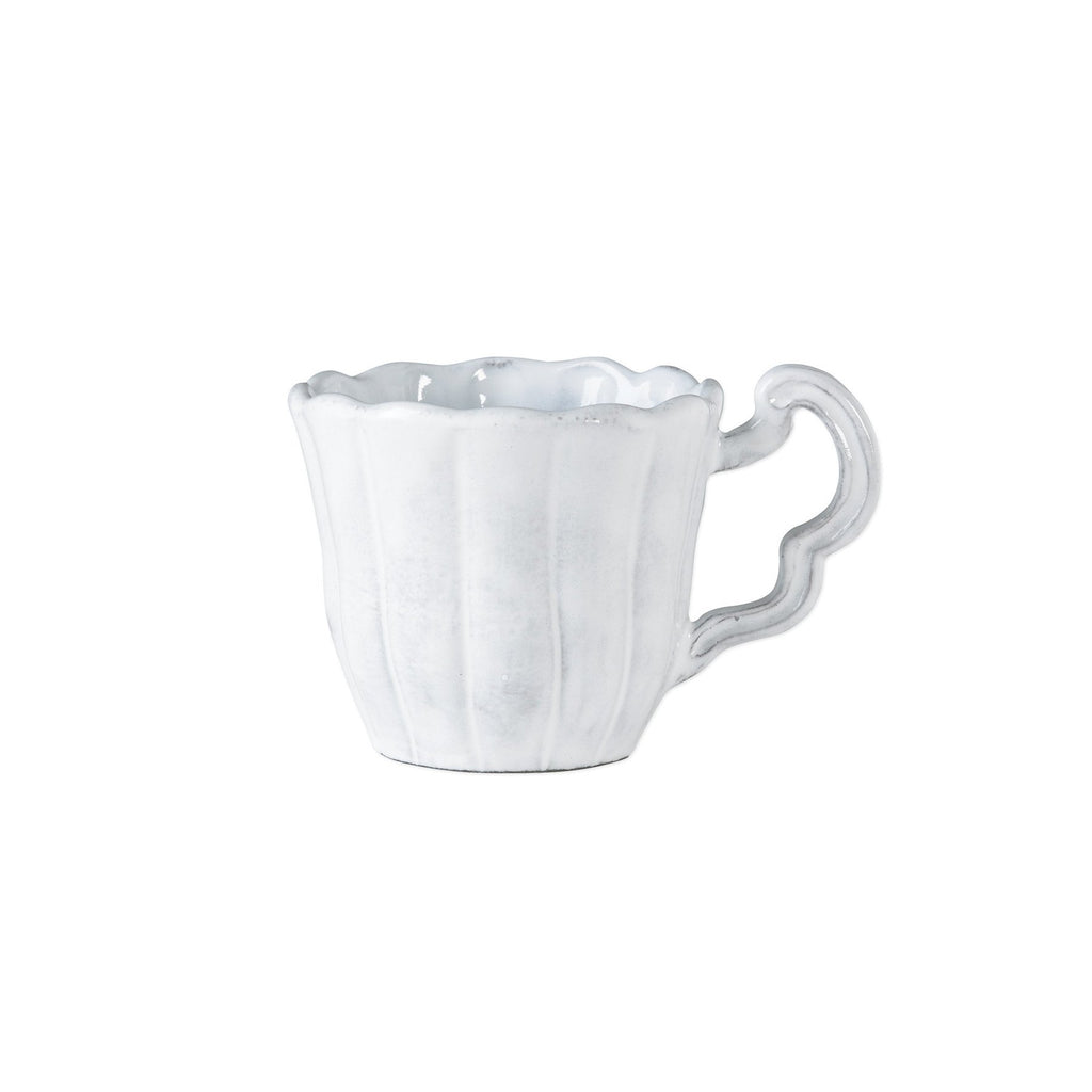 Incanto Scallop Mug Bowls & Mugs Vietri White  