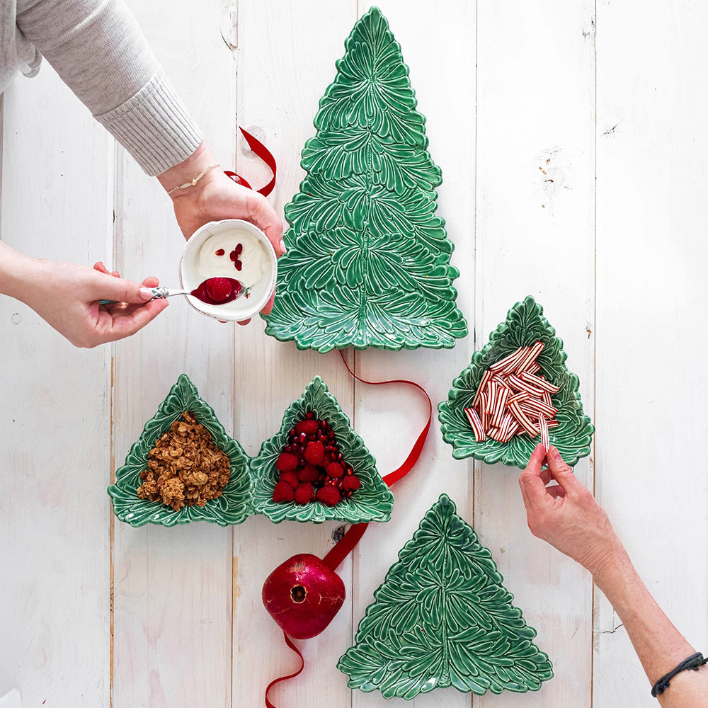 Lastra Holiday Figural Tree Small Bowl Bowls & Mugs Vietri   