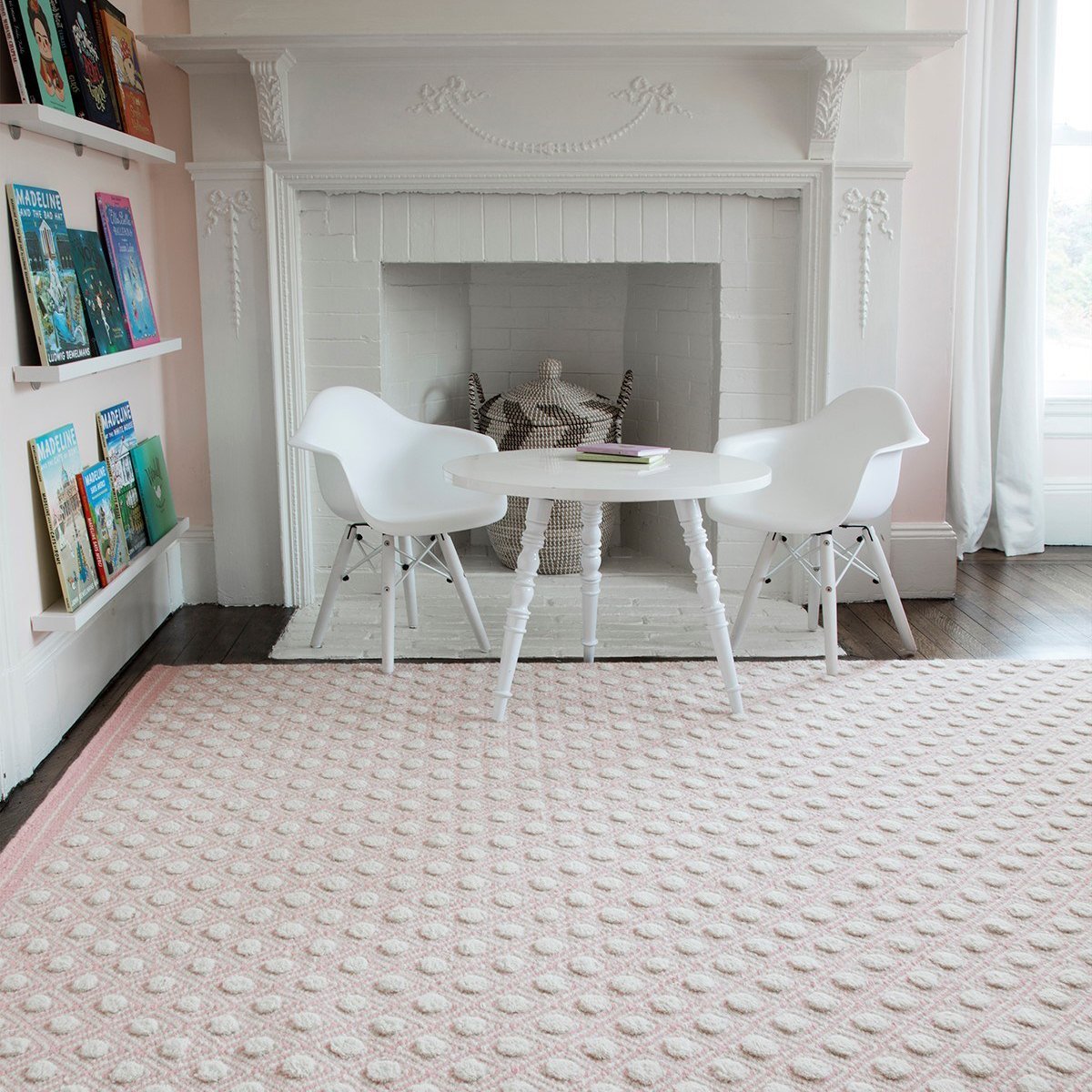 Windsor Pink Wool Rug – The Bella Cottage Inc.
