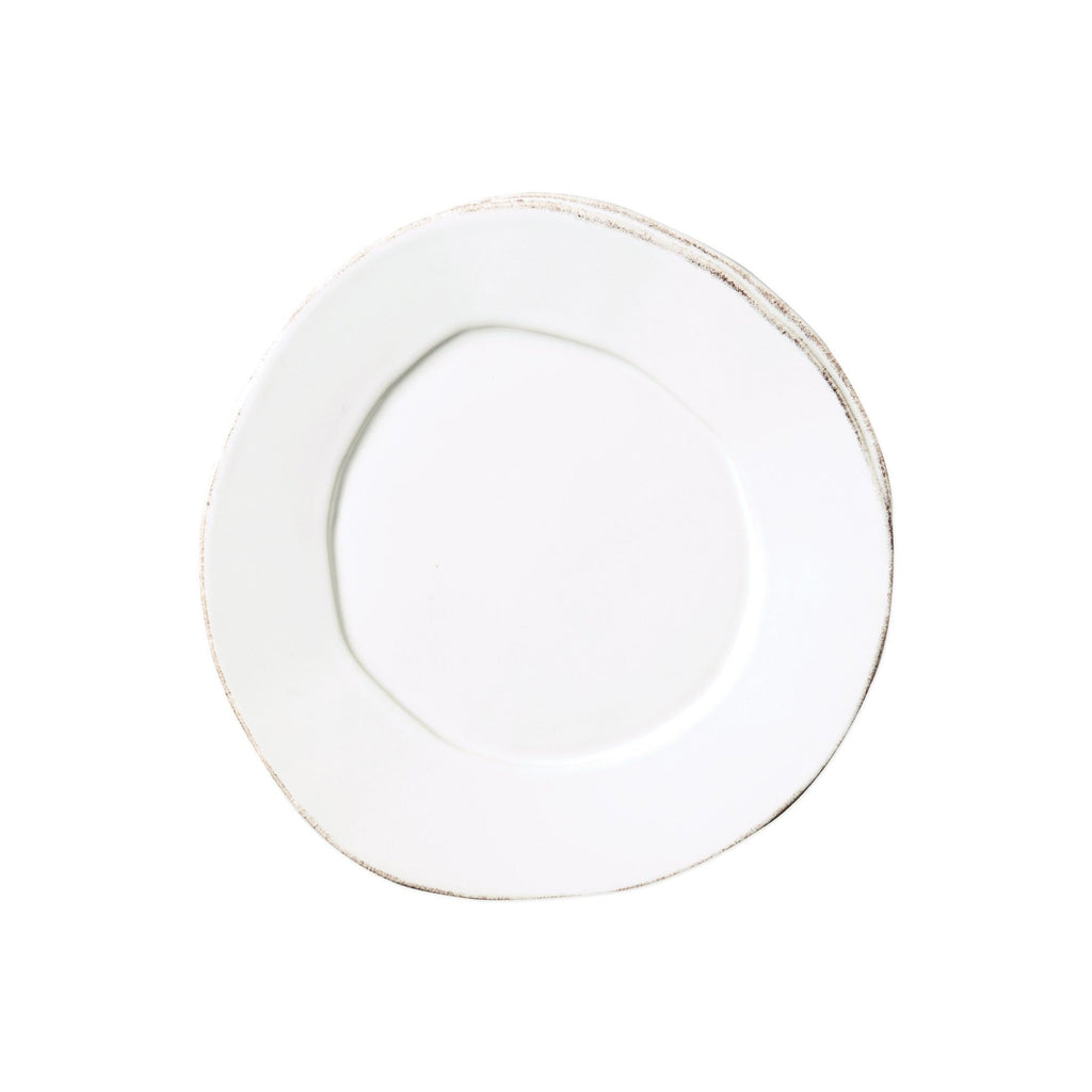 Lastra Salad Plate Dinnerware Vietri White  