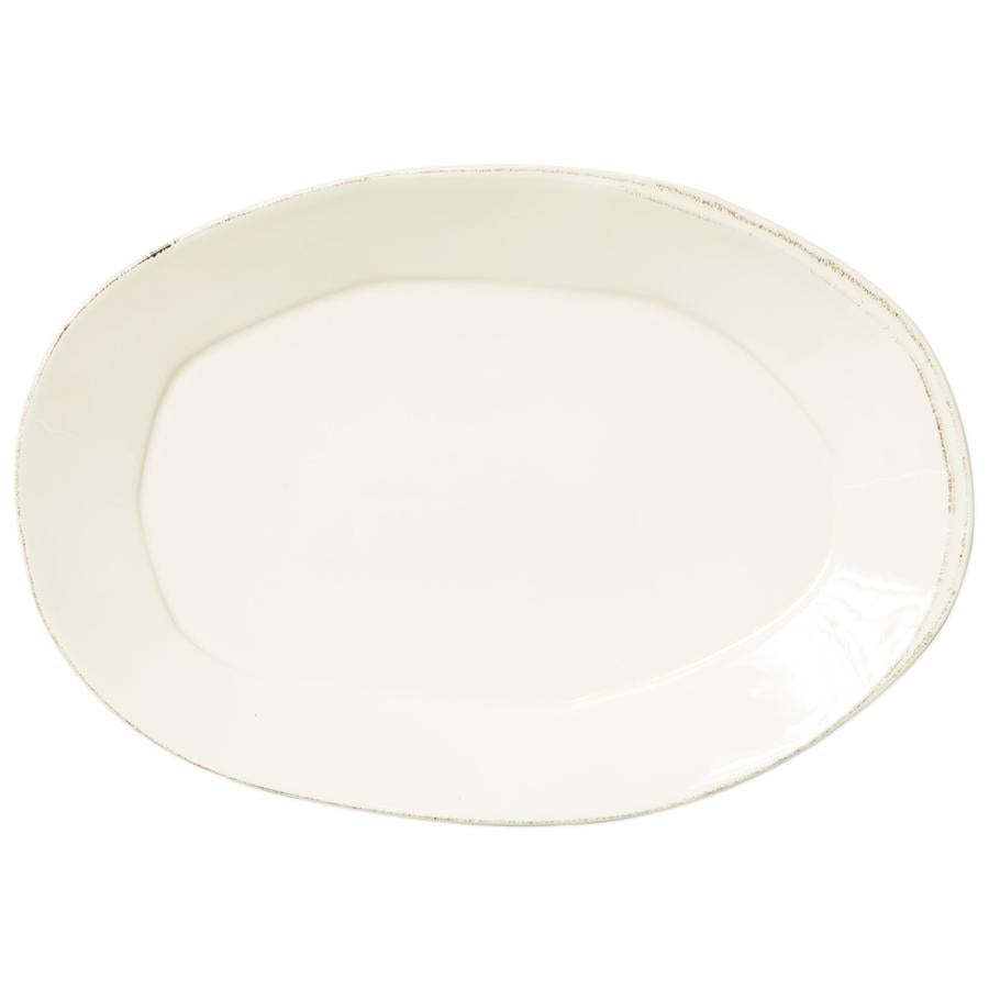 Lastra Oval Platter Serveware Vietri Linen  