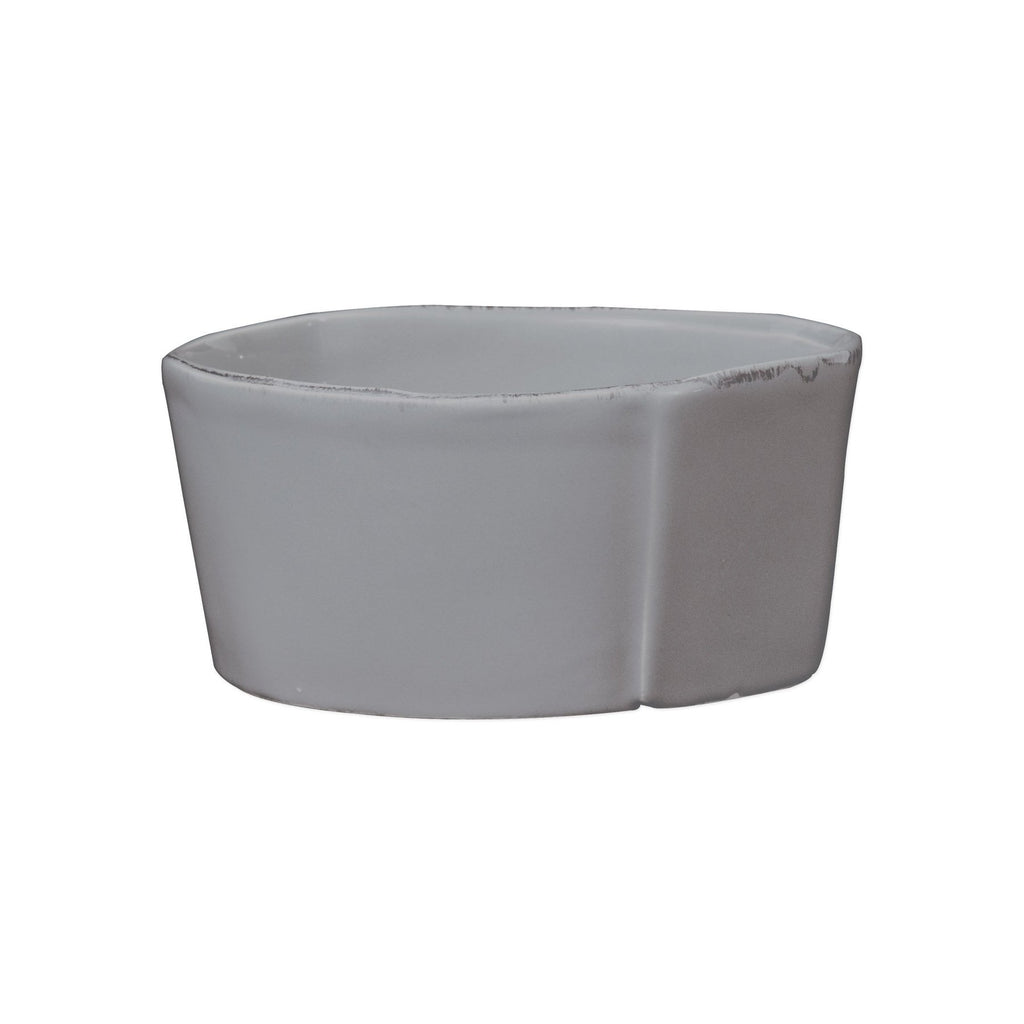 Lastra Medium Serving Bowl Serveware Vietri Gray  