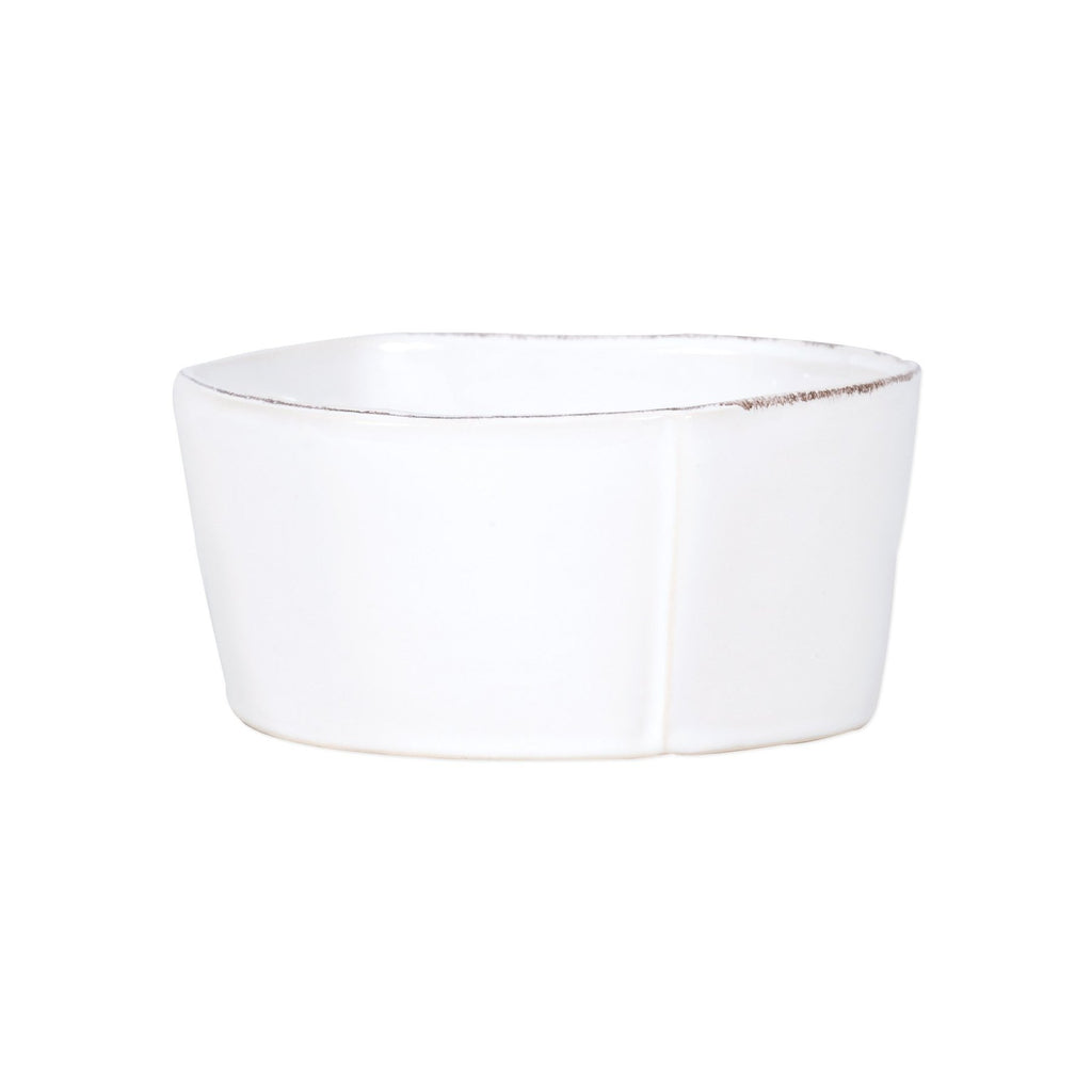 Lastra Medium Serving Bowl Serveware Vietri White  