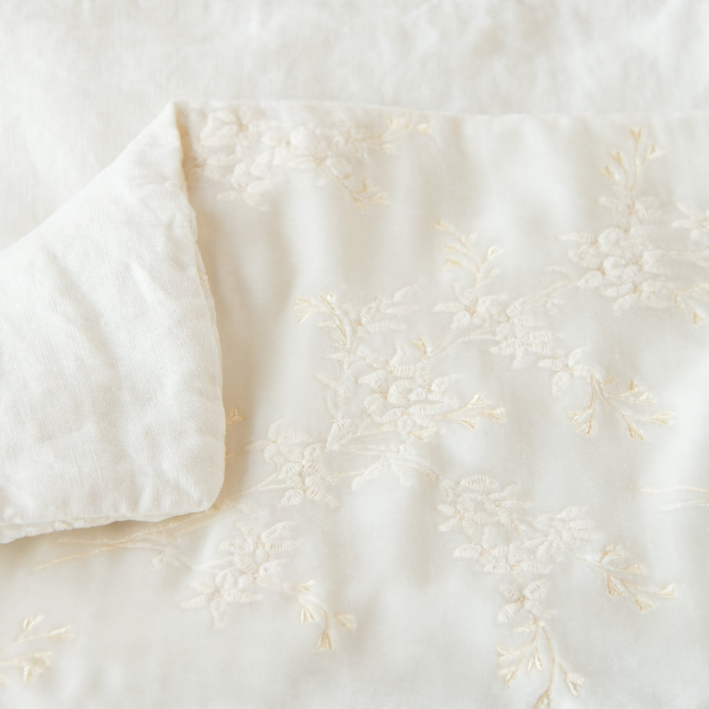 Bella Notte Lynette Bed End Blanket Duvet Covers & Comforters Bella Notte Winter White  