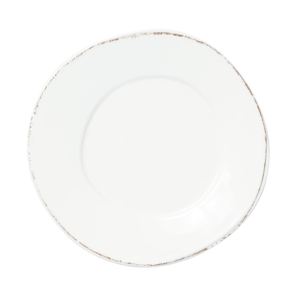 Melamine Lastra White Three-piece Place Setting Dinnerware Vietri   