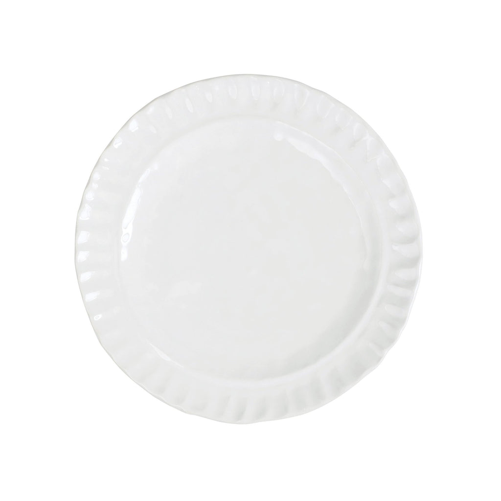Pietra Serena Salad Plate Dinnerware Vietri White  