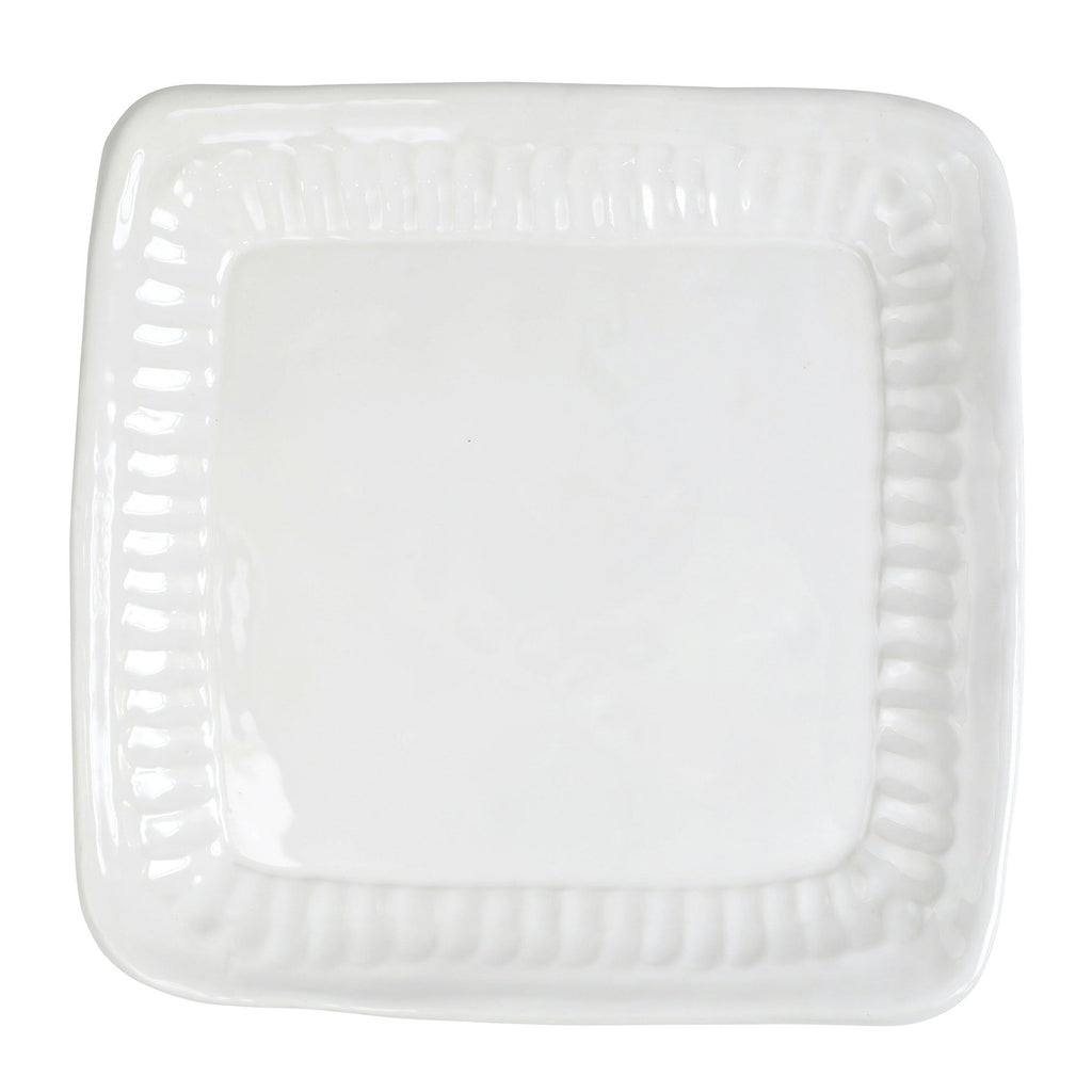 Pietra Serena Square Platter Serveware Vietri White  