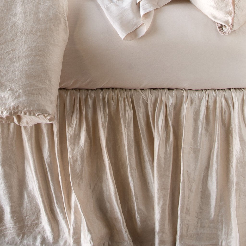 Bella Notte Paloma Bed Skirt Bed Skirts Bella Notte Pearl Full/Queen 