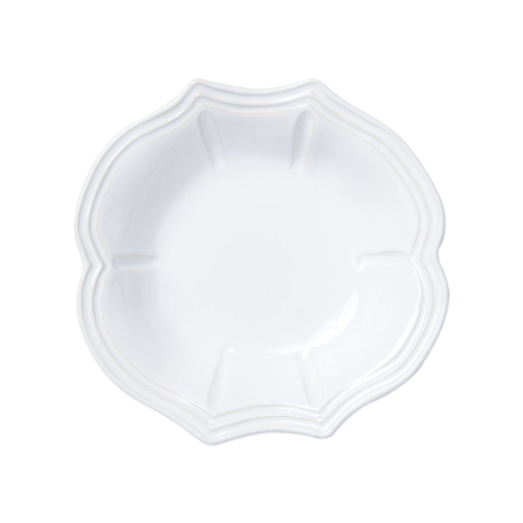 Incanto Stone Baroque Pasta Bowl Serveware Vietri White  