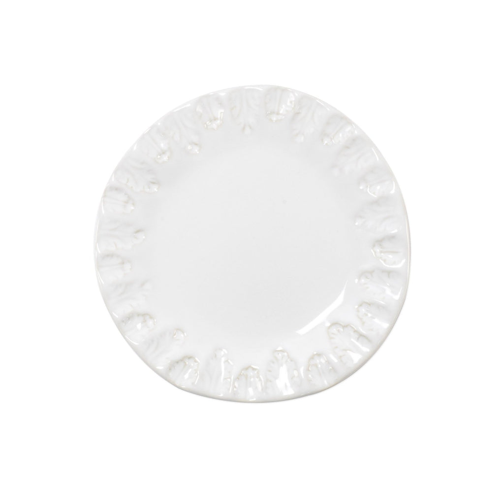 Incanto Stone White Assorted Canape Plates - Set of 4 Dinnerware Vietri   