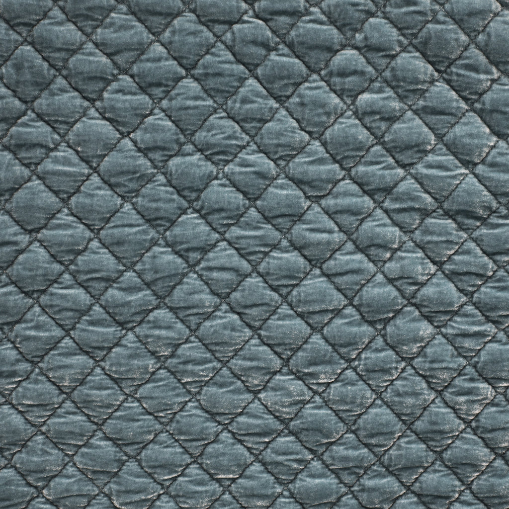 Bella Notte Silk Velvet Quilted Fabric By The Yard Fabric by the Yard Bella Notte Cloud  