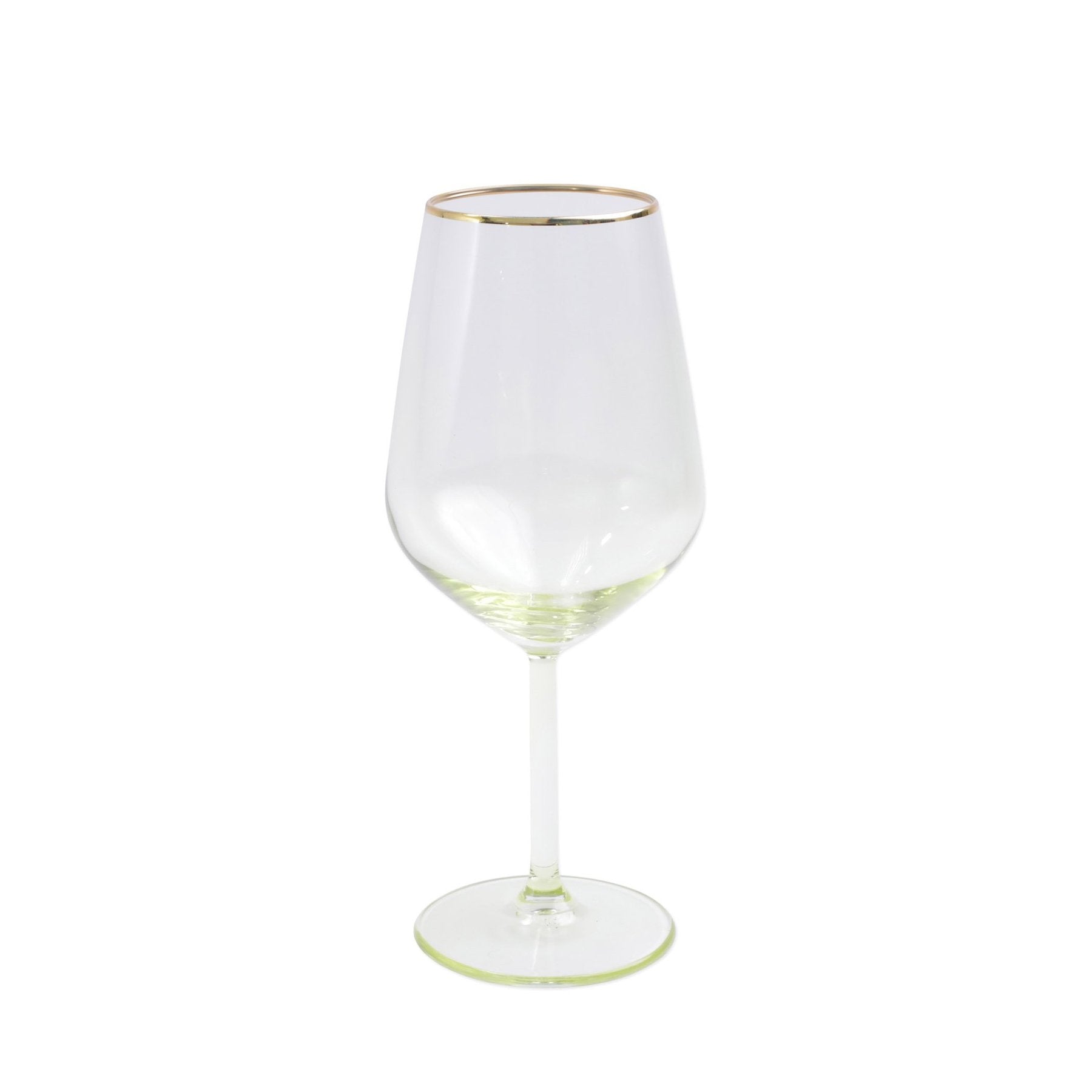 Vietri Holly Stemless Wine Glass